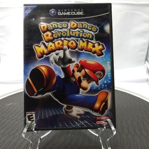 Nintendo game, cube dance dance revolution Mario mix